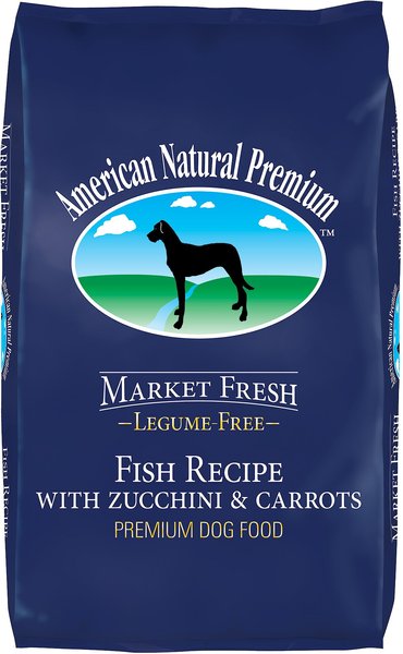 American Natural Premium Market Fresh Fish Recipe With Zucchini & Carrots Dry Dog Food, 30-lb bag slide 1 of 5