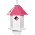 Paradise Birdhouses Songbird Bird House, Pink