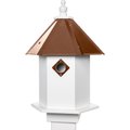 Paradise Birdhouses Sycamore Bird House, Hammered Copper