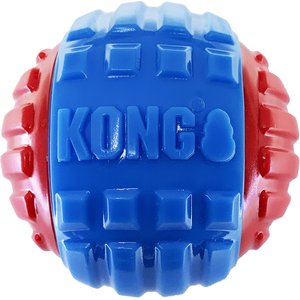 KONG CoreStrength Rattlez Ball Dog Toy, Medium