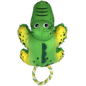 KONG Cozie Tuggz Alligator Dog Toy, Medium/Large