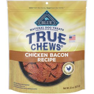 True Chews Chicken Bacon Recipe Dog Treats, 22-oz bag