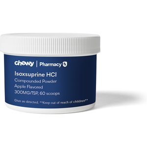 Isoxsuprine HCl Compounded Apple Flavored Powder for Horses, 300MG/TSP, 60 scoops
