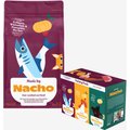 Made by Nacho Sustainably Caught Salmon, Whitefish & Pumpkin Recipe With Freeze-Dried Chicken Liver Dry Cat Food, 4-lb bag + Cuts In Gravy Recipes With Bone Broth Variety Pack Wet Food