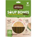 Rachael Ray Nutrish Soup Bones with Bone Broth Mini Savory Chicken Recipe Long-Lasting Dog Chews, 3.8-oz pouch, case of 8