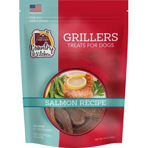 Country Kitchen Salmon Grillers Dog Treats, 10-oz bag