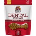 Country Kitchen Bacon Flavored Dental Chew Dog Treats, 6.4-oz bag, Medium