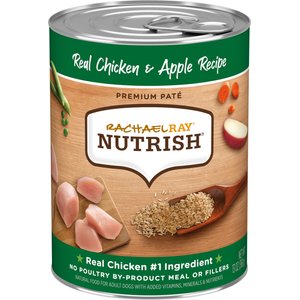 Rachael Ray Nutrish Real Chicken & Apple Canned Dog Food, 13-oz, case of 12