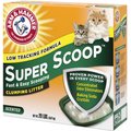 Arm & Hammer Litter Super Scoop Fresh Clean Scented Clumping Clay Cat Litter, 20-lb box