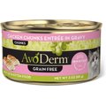 AvoDerm Natural Grain-Free Chicken Chunks Entree in Gravy Canned Cat Food, 3-oz, case of 24