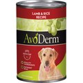 AvoDerm Natural Lamb Meal & Brown Rice Recipe Canned Dog Food, 13-oz, case of 12