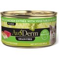 AvoDerm Natural Grain-Free Tuna & Chicken Entree with Vegetables Canned Cat Food, 3-oz, case of 24