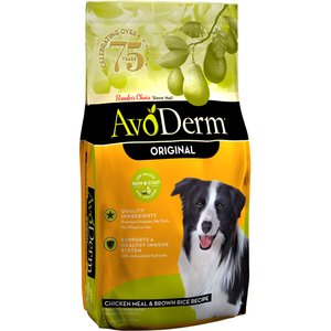 AvoDerm Original Chicken Meal & Brown Rice Recipe Adult Dry Dog Food, 4.4-lb bag