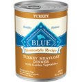 Blue Buffalo Homestyle Recipe Turkey Meatloaf Dinner with Garden Vegetables Canned Dog Food, 12.5-oz, case of 12