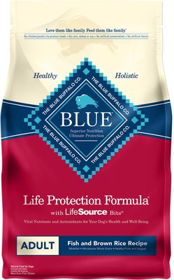 Blue Buffalo Life Protection Formula Adult Fish & Brown Rice Recipe Dry Dog Food, slide 1 of 1