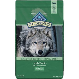 Blue Buffalo Wilderness Duck Recipe Grain-Free Dry Dog Food, 24-lb bag