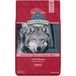 Blue Buffalo Wilderness Salmon Recipe Grain-Free Dry Dog Food, 24-lb bag