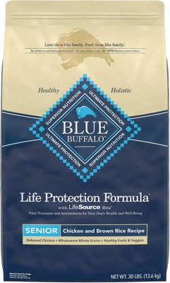 Blue Buffalo Life Protection Formula Senior Chicken & Brown Rice Recipe Dry Dog Food, slide 1 of 1