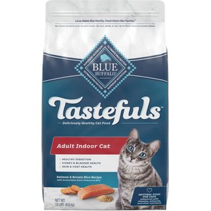 Blue Buffalo Indoor Health Salmon & Brown Rice Recipe Adult Dry Cat Food, 15-lb bag