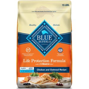 Blue Buffalo Life Protection Formula Large Breed Puppy Chicken & Brown Rice Recipe Dry Dog Food, 15-lb bag