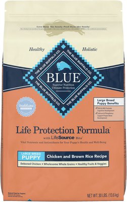 5. Blue Buffalo Life Protection Large Breed Puppy Formula
