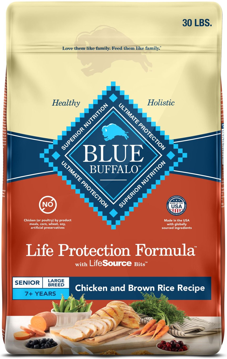 blue buffalo senior dog food