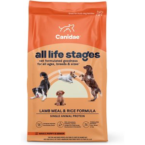 CANIDAE All Life Stages Lamb Meal & Rice Formula Dry Dog Food, 5-lb bag
