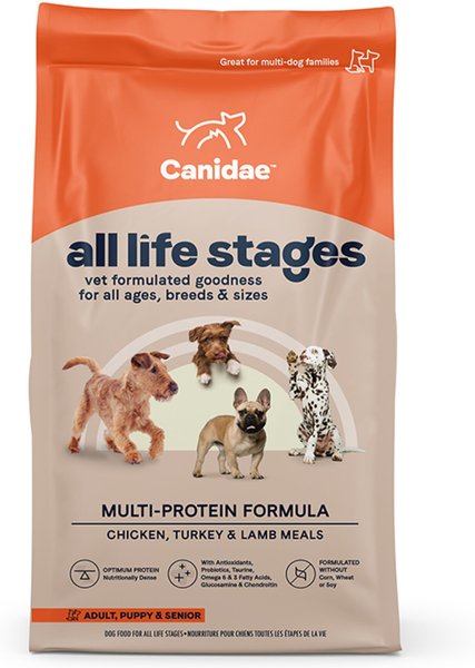 CANIDAE All Life Stages Chicken, Turkey & Lamb Formula Dry Dog Food, 5-lb bag slide 1 of 9