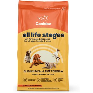 CANIDAE All Life Stages Chicken Meal & Rice Formula Dry Dog Food, 5-lb bag