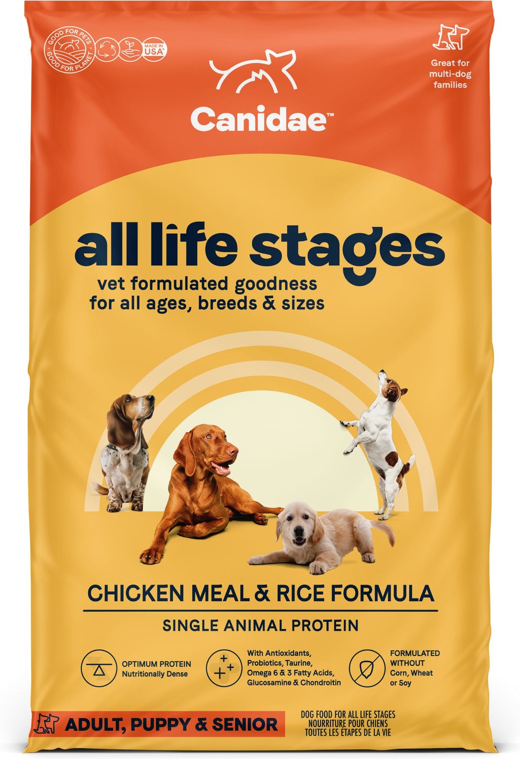 CANIDAE All Life Stages Chicken Meal & Rice Formula Dry Dog Food