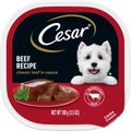 Cesar Classic Loaf in Sauce Beef Recipe Dog Food Trays, 3.5-oz, case of 24