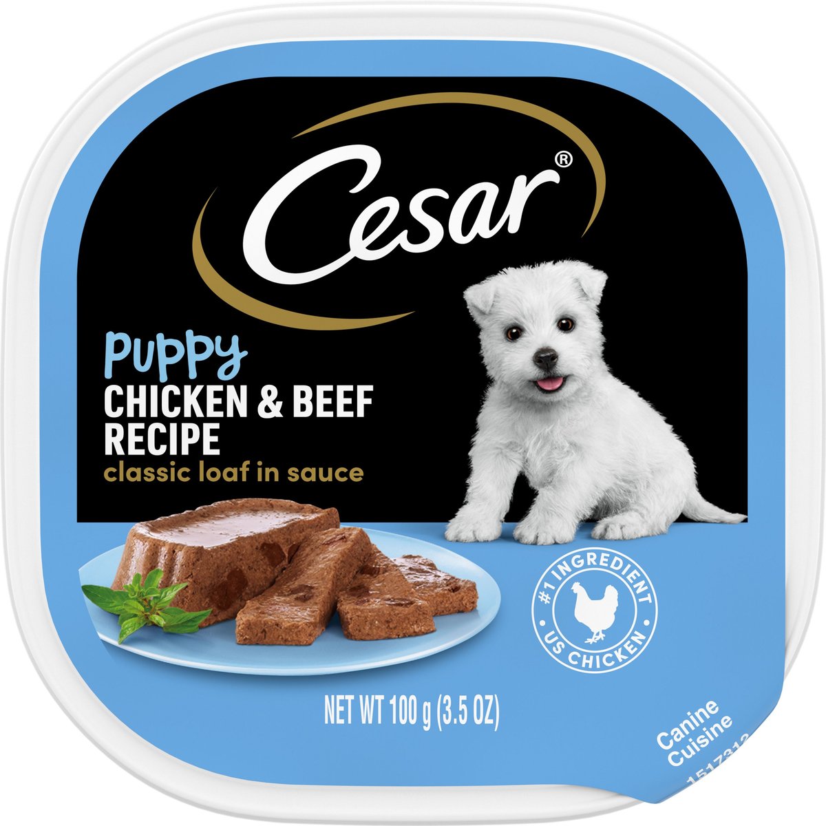 Cesar Puppy Wet Dog Food Chicken & Beef Recipe