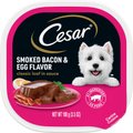 Cesar Classic Loaf in Sauce Smoked Bacon & Egg Flavor Dog Food Trays, 3.5-oz, case of 24