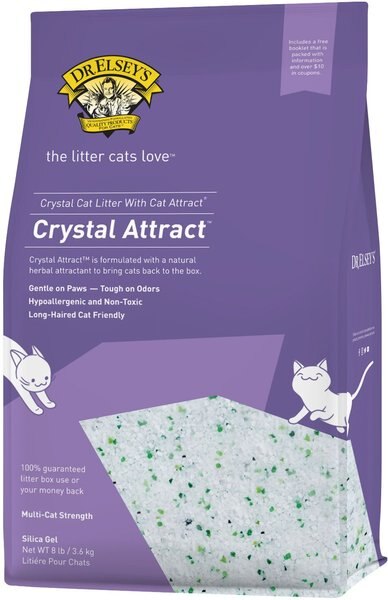 Dr. Elsey's Precious Cat Crystal Silica Unscented Non-Clumping Cat Litter, 8-lb bag slide 1 of 4