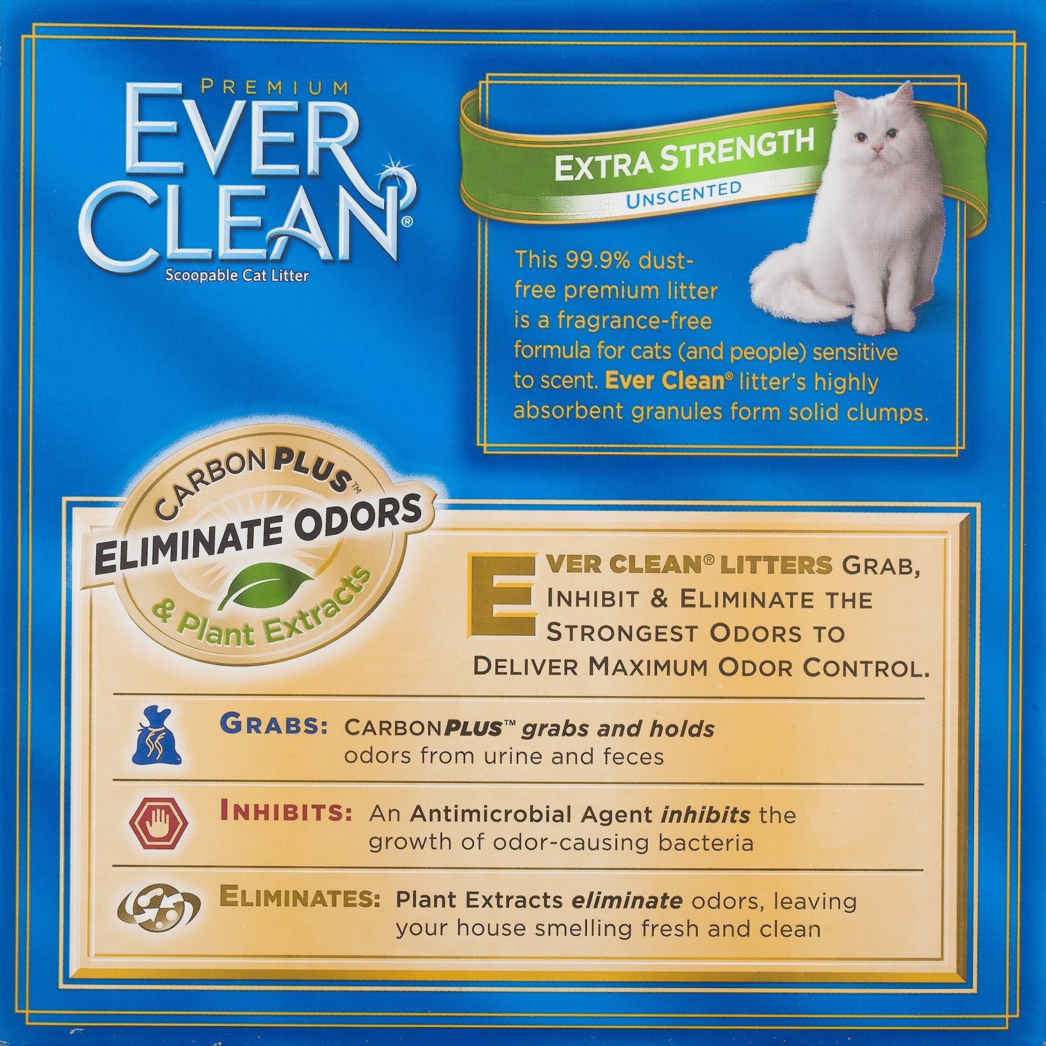 EVER CLEAN Extra Strength Unscented Clumping Clay Cat Litter Chewy