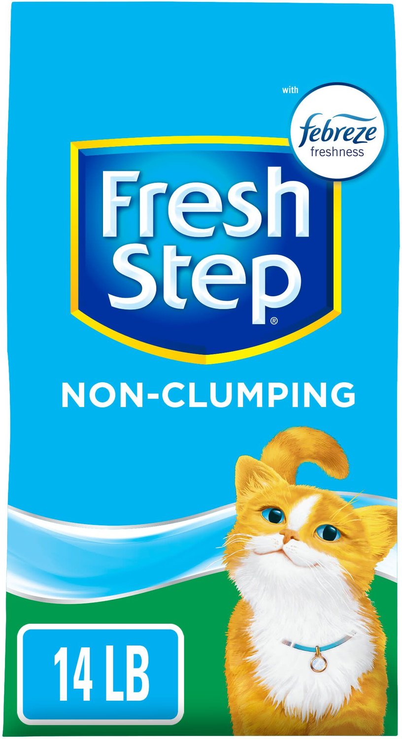 Fresh Step Scented NonClumping Clay Cat Litter with Febreze, 14lb bag