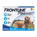 Frontline Plus Flea & Tick Spot Treatment for Medium Dogs, 23-44 lbs, 3 Doses (3-mos. supply)