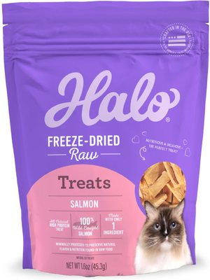 Halo Liv-a-Littles Grain-Free 100% Wild Salmon Freeze-Dried Dog & Cat Treats, slide 1 of 1