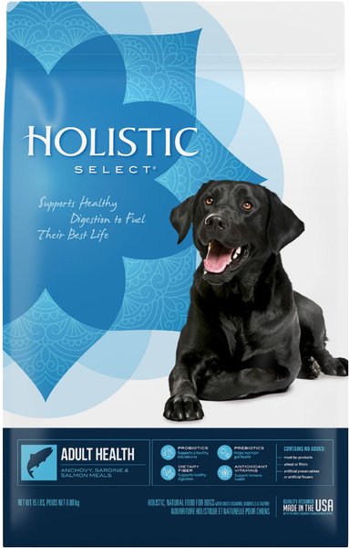 Holistic Select Adult Health Anchovy, Sardine & Salmon Meals Recipe Dry Dog Food, 15-lb bag slide 1 of 10