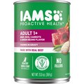 Iams ProActive Health Adult Beef, Rice, Carrots & Green Beans Flavor Chunks In Gravy Canned Dog Food, 13-oz, case of 12
