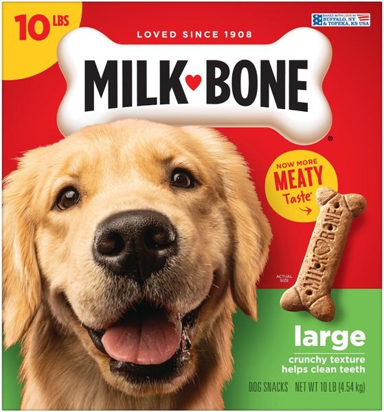 Milk-Bone Original Large Biscuit Dog Treats, 10-lb box slide 1 of 9