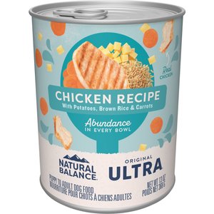 Natural Balance Ultra Premium Chicken Formula Canned Dog Food, 13-oz, case of 12