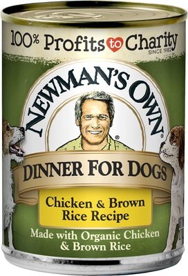 Newman's Own Organics Chicken & Brown Rice Formula Canned Dog Food, slide 1 of 1