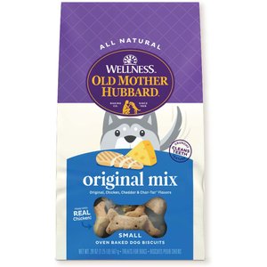 Old Mother Hubbard Classic Original Assortment Biscuits Baked Dog Treats, Small, 20-oz bag