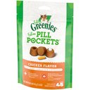 Greenies Pill Pockets Feline Chicken Flavor Cat Treats, 45 count