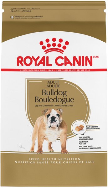 Royal Canin Breed Health Nutrition Bulldog Adult Dry Dog Food, 30-lb bag slide 1 of 8