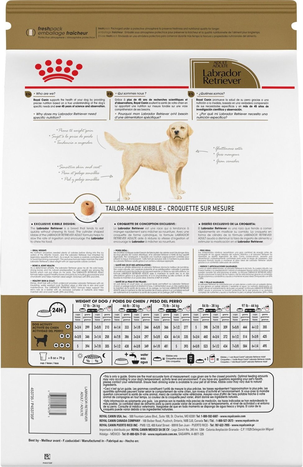 Royal Canin Labrador Retriever Adult Dry Dog Food, 30lb