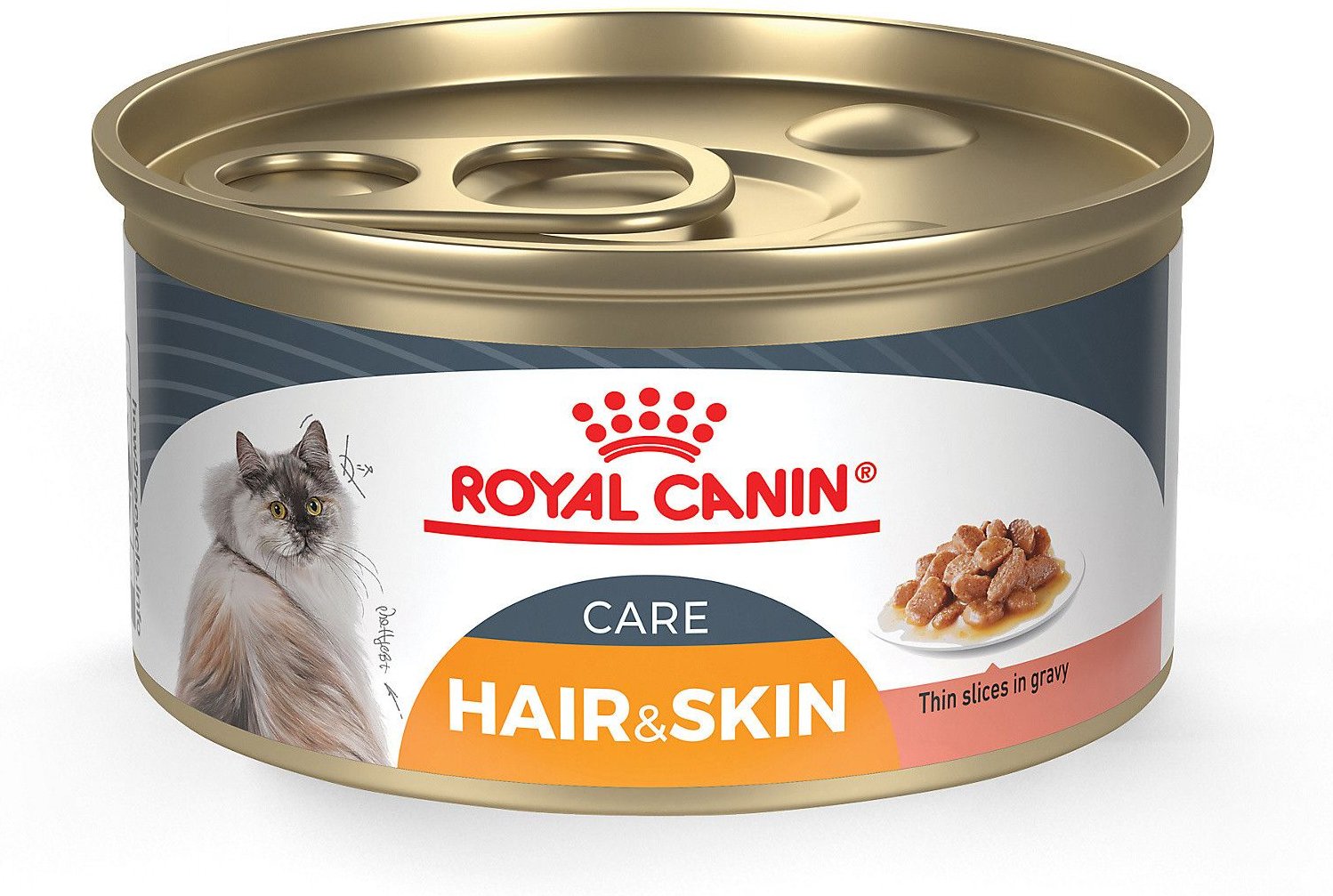Royal Canin Intense Beauty Thin Slices in Gravy Canned Cat Food, 3oz