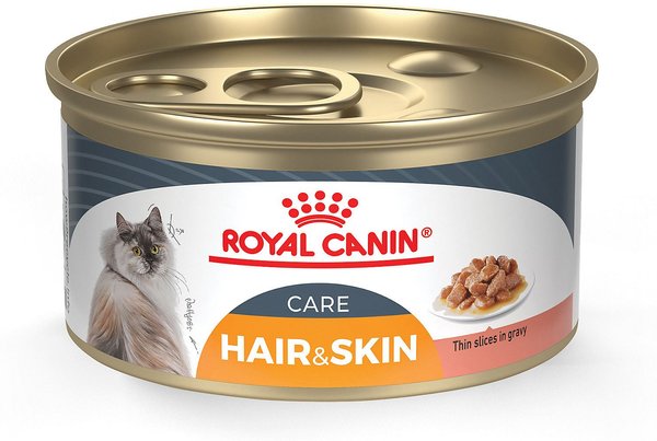 Royal Canin Intense Beauty Thin Slices in Gravy Canned Cat Food, 3-oz, case of 24 slide 1 of 7