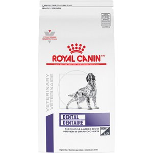 Royal Canin Veterinary Diet Adult Dental Medium & Large Breed Dry Dog Food, 7.7-lb bag